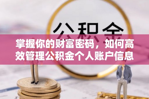 广州掌握你的财富密码，如何高效管理公积金个人账户信息