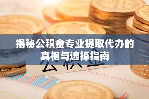 广州揭秘公积金专业提取代办的真相与选择指南