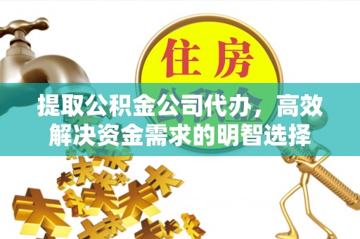 广州提取公积金公司代办，高效解决资金需求的明智选择