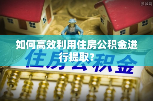 广州如何高效利用住房公积金进行提取？