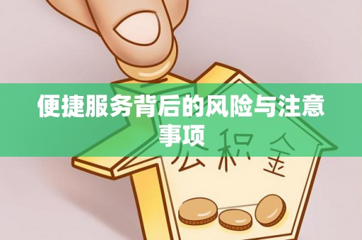 广州便捷服务背后的风险与注意事项